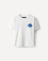 Playera Amarilla Relaxed,BLANCO