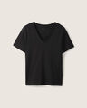 Playera Relaxed B&aacute;sica,NEGRO