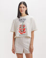 Playera Cropped Azul,AZUL CIELO