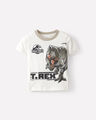 Playera Gr&aacute;fico Jurassic World,CREMA