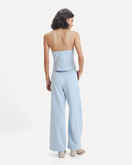 Pantal&oacute;n Azul Doble Pretina