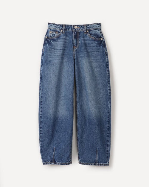 Jeans Barrel Azul