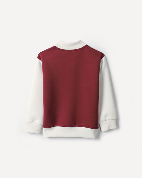 Sudadera Cuello Bomber