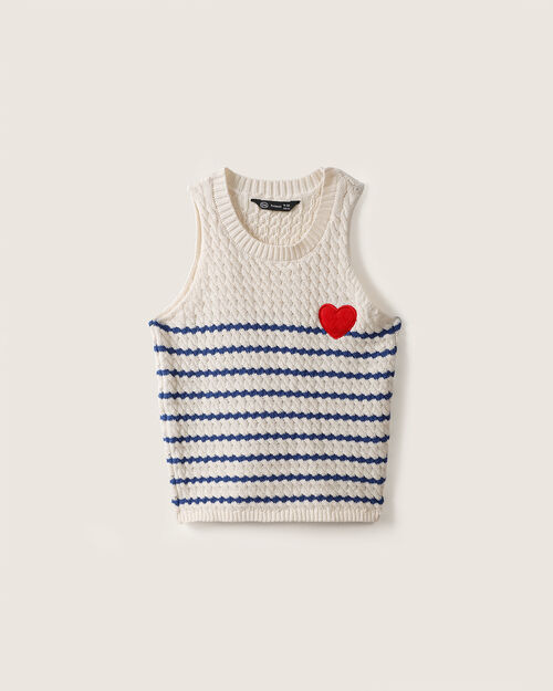 Chaleco De Punto Coraz&oacute;n