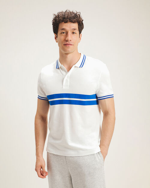 Polo Manga Corta Blanca