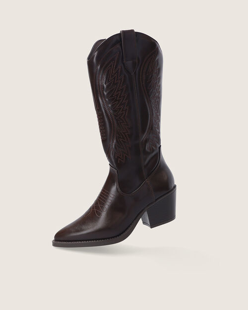 Bota Vaquera Caf&eacute;