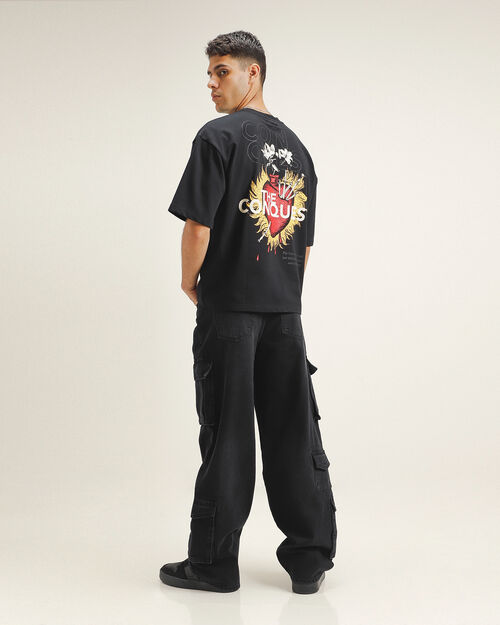 Playera Cropped Estampada