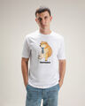 Playera Negra Manga Corta,BLANCO HUESO
