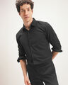 Camisa Fit Slim Azul,NEGRO