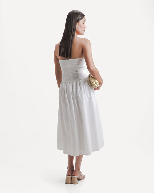 Vestido Midi Blanco
