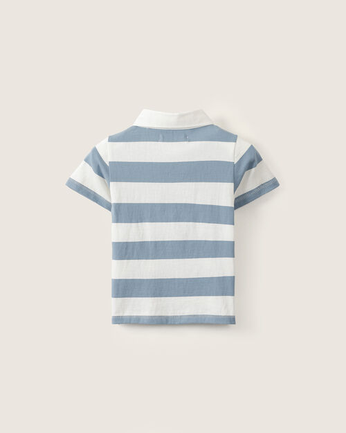 Polo Blanca Manga Corta