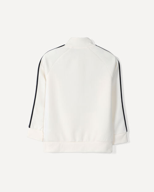 Sudadera Blanca Zipper