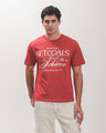 Playera Gr&aacute;fico Verde,ROJO
