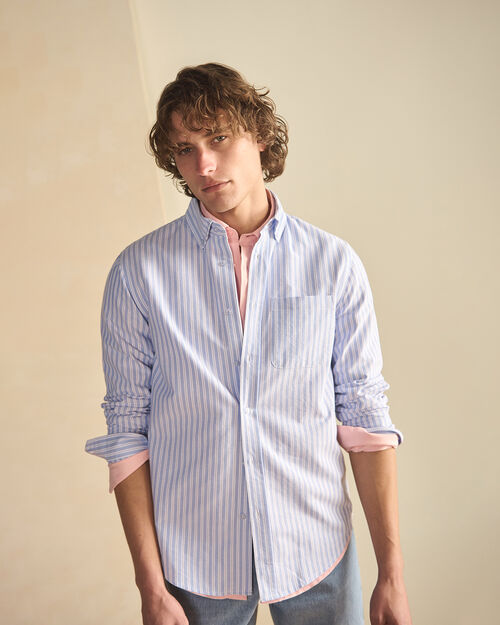 Camisa Regular Fit Azul