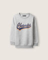 Sudadera Azul Estampada,GRIS PERLA