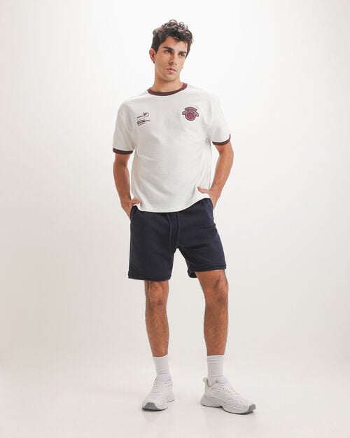 Short Azul Relaxed