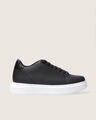 Tenis Negro Con Plataforma,NEGRO