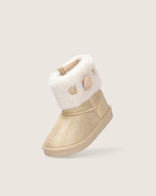 Bota Invernal Dorada