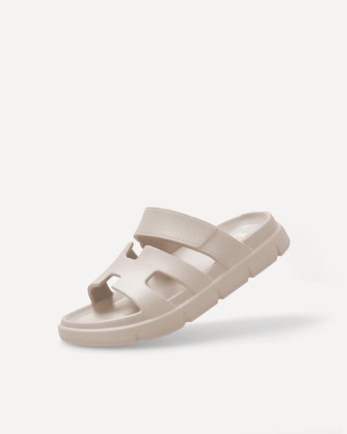 Sandalias Caf&eacute;s Sint&eacute;ticas