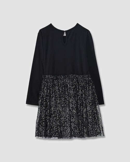 Vestido Negro Brillos