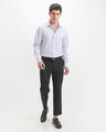 Pantal&oacute;n Slim Negro,NEGRO