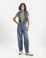 Jeans Barrel Baggy Azul,AZUL CIELO