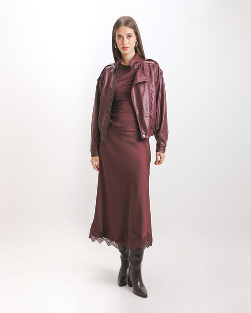 Falda Maxi Roja
