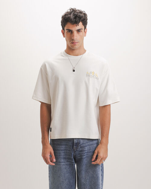 Playera Blanca Oversize