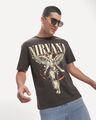 Playera Dise&ntilde;o Nirvana,CAFE OBSCURO