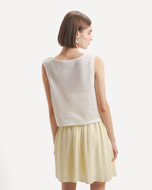 Blusa Blanca Bordada