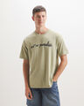 Playera Verde Estampada,VERDE EMPOLVADO