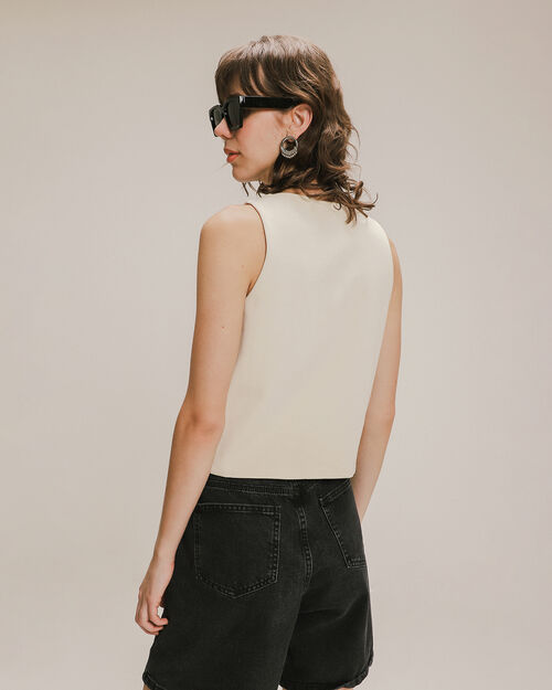 Tank Top Cremallera