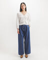 Jeans Azul Fit Wide Leg,AZUL ACERO