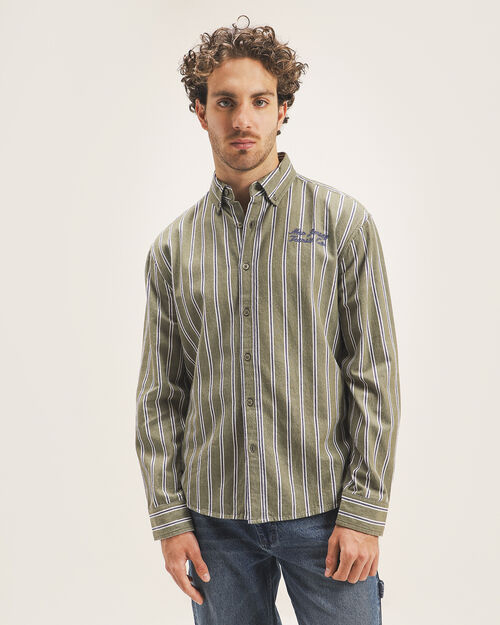 Camisa Rayas Manga Larga