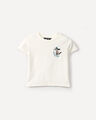 Playera Dise&ntilde;o Dinosaurio,BLANCO