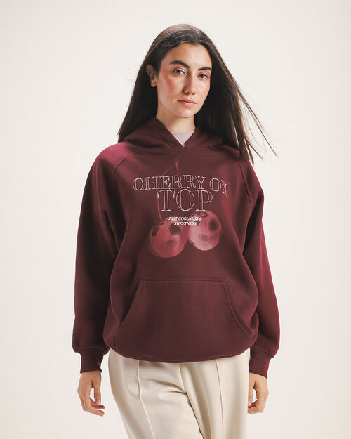 Sudadera Hoodie Roja