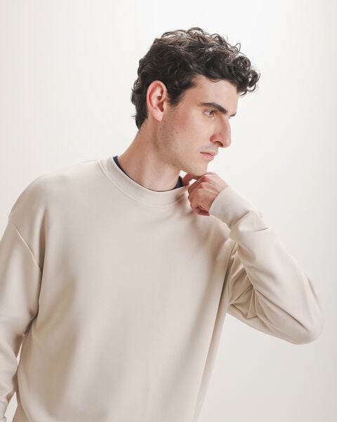 Sudadera Blanca Cerrada