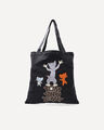 Bolso Tote Tom Y Jerry,NEGRO