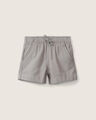 Short Azul Con Jareta,GRIS