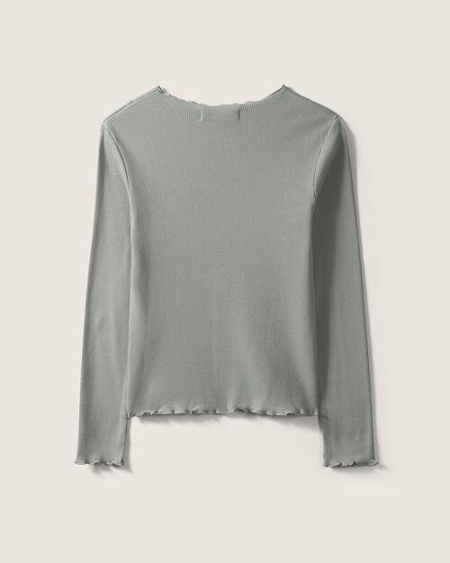 Playera Manga Larga Verde