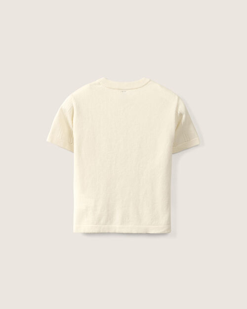 Playera Blanca De Punto