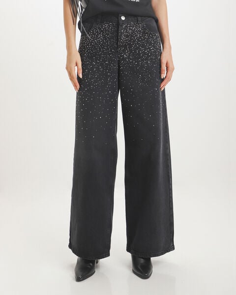 Wide Leg Jeans Brillos