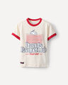 Playera Peanuts Blanca,BLANCO
