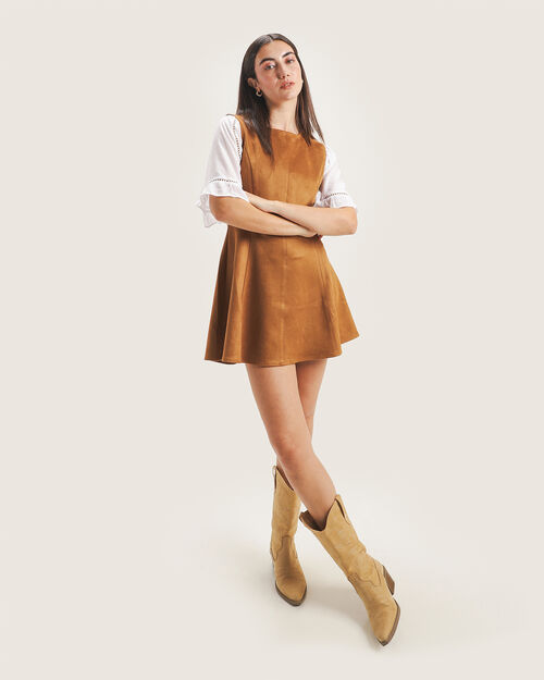 Vestido Mini Gamuza