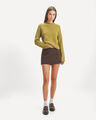 Short Falda Negra,CHOCOLATE