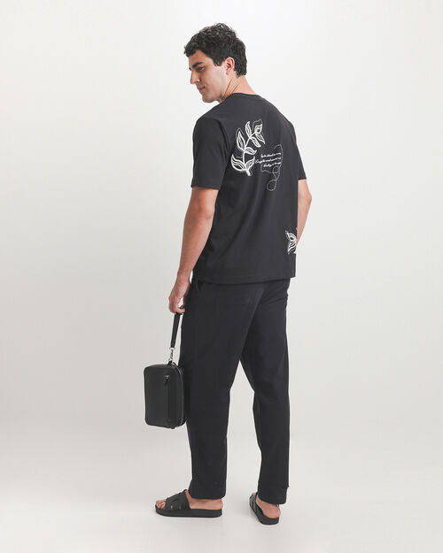 Playera Boxy Negra