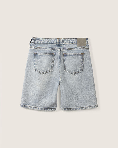 Bermuda Azul Semiajustado