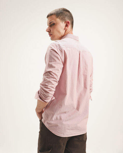 Camisa Manga Larga Rosa