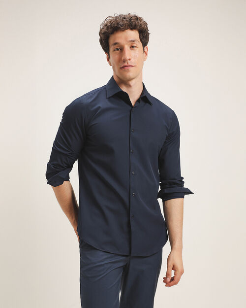 Camisa Azul Fit Slim