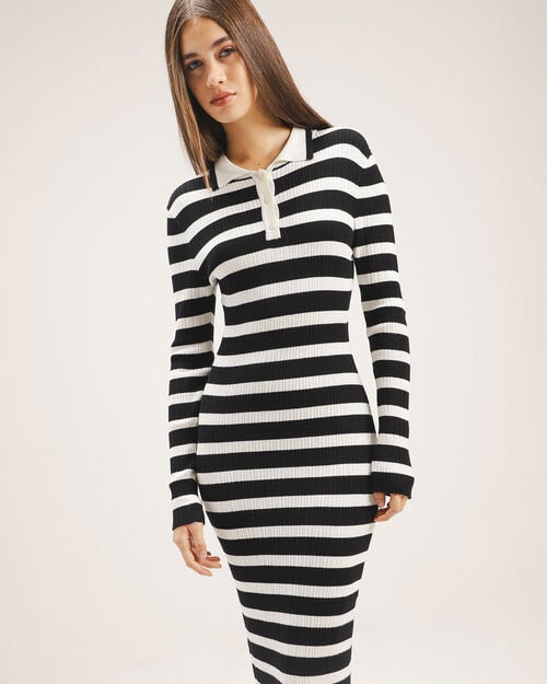 Vestido Cuello Polo